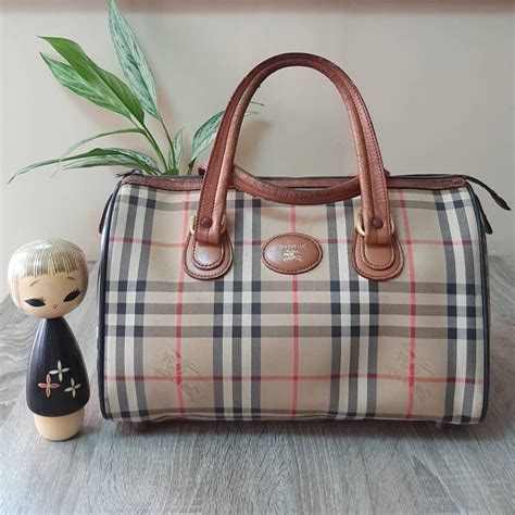 burberry london vintage bag|handbag original Burberry bag.